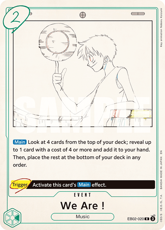 OPTCG Anime 25th Collection EB02-020 We Are !