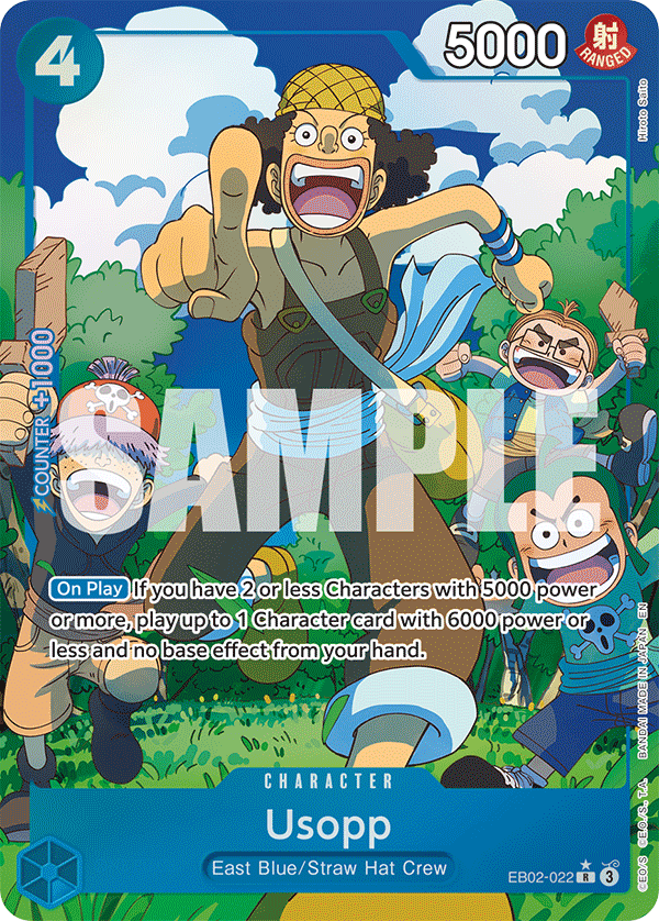 OPTCG Anime 25th Collection EB02-022 Usopp Alternate Art