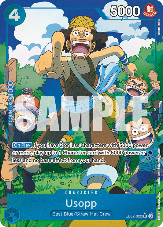 OPTCG Anime 25th Collection EB02-022 Usopp Alternate Art