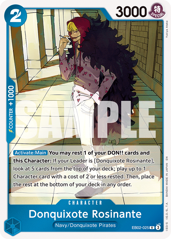 OPTCG Anime 25th Collection EB02-025 Donquixote Rosinante