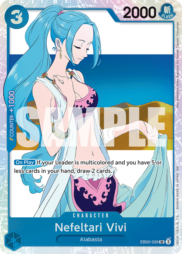 OPTCG Anime 25th Collection EB02-026 Nefeltari Vivi (SR)