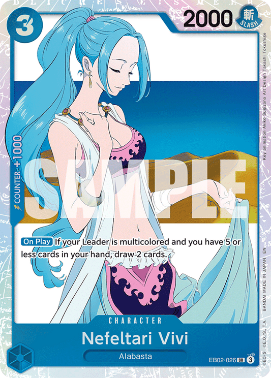 OPTCG Anime 25th Collection EB02-026 Nefeltari Vivi (SR)
