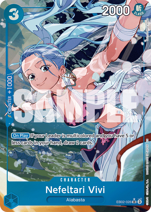 OPTCG Anime 25th Collection EB02-026 Nefeltari Vivi (SR) Alternate Art
