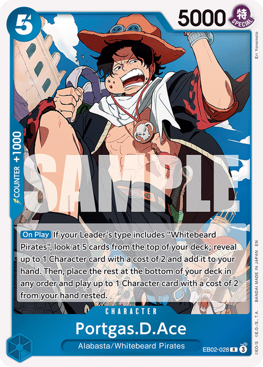 OPTCG Anime 25th Collection EB02-028 Portgas.D.Ace