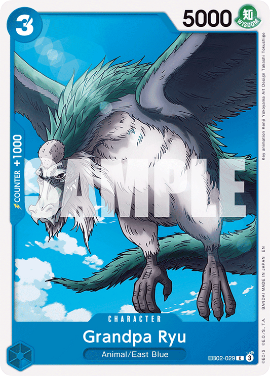 OPTCG Anime 25th Collection EB02-029 Grandpa Ryu