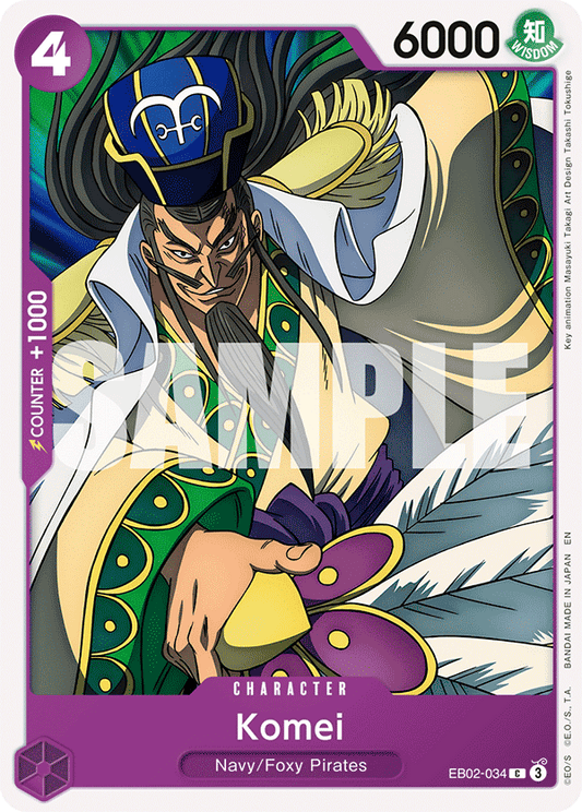 OPTCG Anime 25th Collection EB02-034 Komei