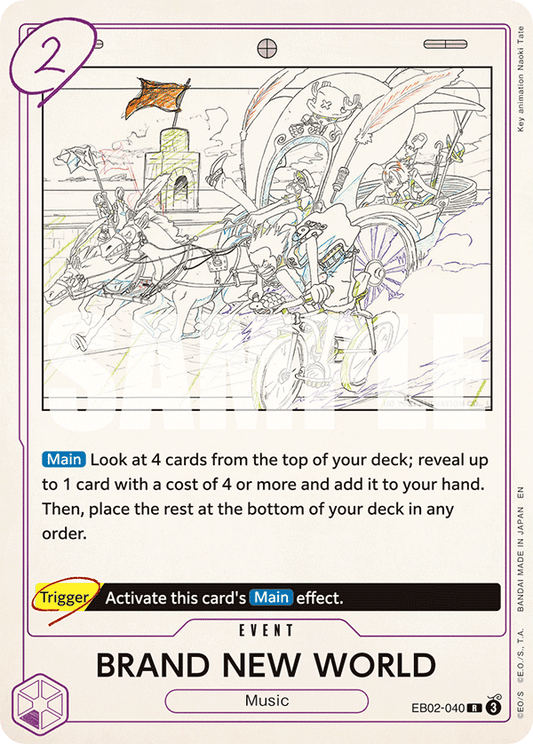 OPTCG Anime 25th Collection EB02-040 BRAND NEW WORLD