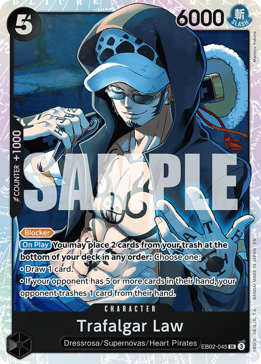 OPTCG Anime 25th Collection EB02-045 Trafalgar Law (SR)