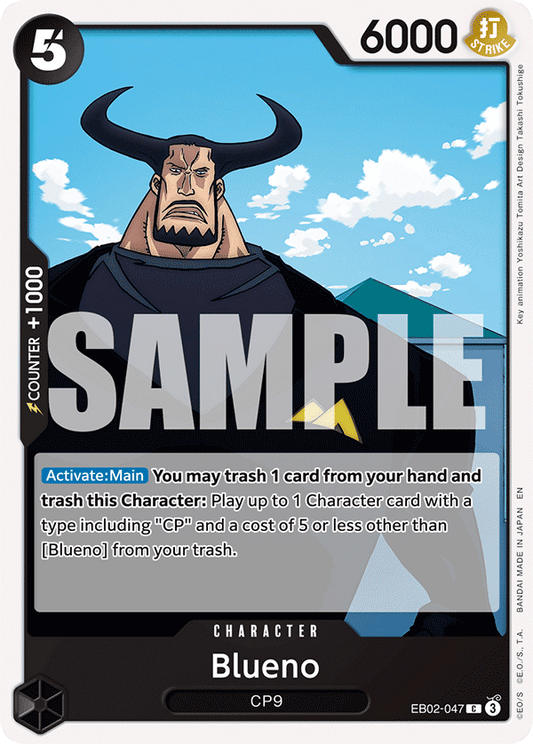 OPTCG Anime 25th Collection EB02-047 Blueno