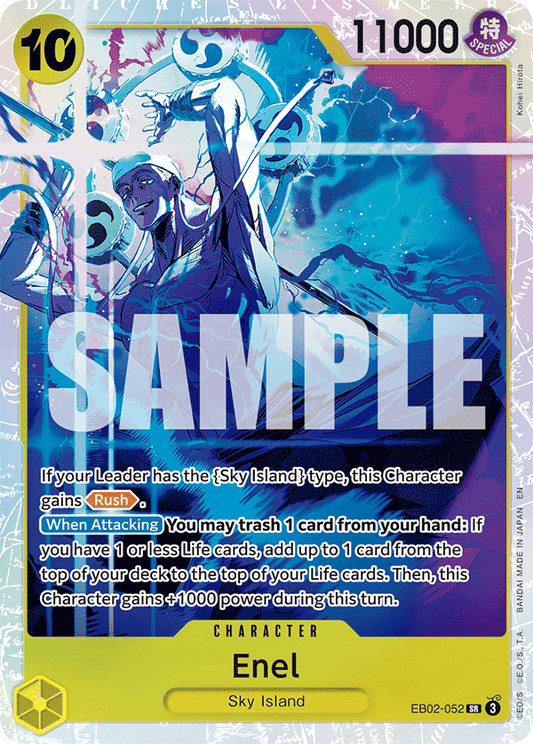 OPTCG Anime 25th Collection EB02-052 Enel (SR)