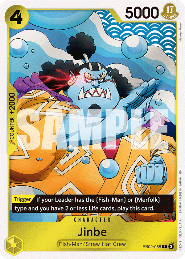 OPTCG Anime 25th Collection EB02-055 Jinbe