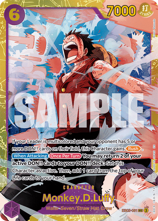 OPTCG Anime 25th Collection EB02-061 Monkey.D.Luffy (SEC)