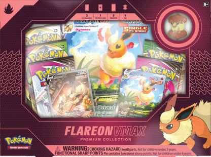 Pokemon Jolteon, Flareon, Vaporeon VMAX Premium Collection Box set of 3