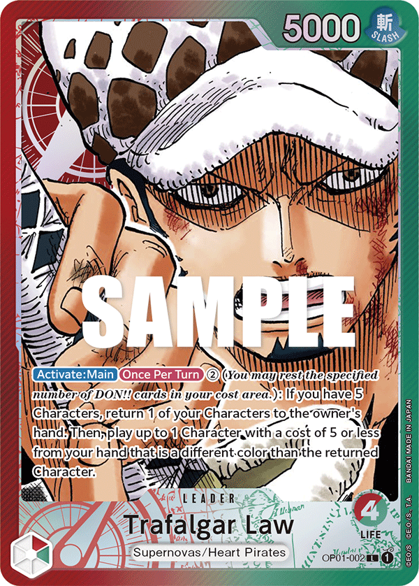 Trafalgar Law (OP01-002) (V.2)