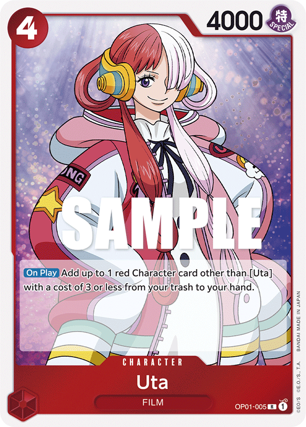 OPTCG Romance Dawn OP01-005 Uta