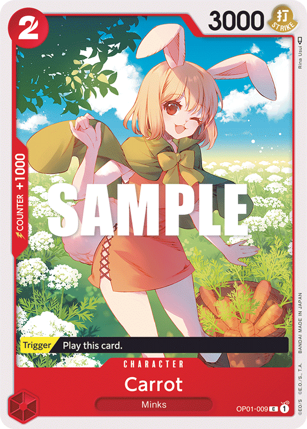 OPTCG Romance Dawn OP01-009 Carrot