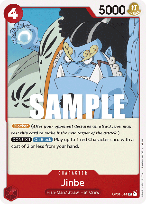 OPTCG Romance Dawn OP01-014 Jinbe