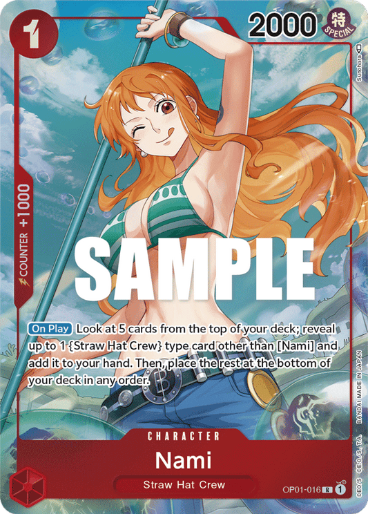 OPTCG Romance Dawn OP01-016 Nami Alternate Art