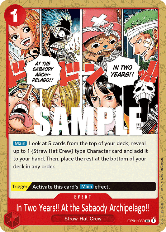 In Two Years!! At the Sabaody Archipelago!! (OP01-030)