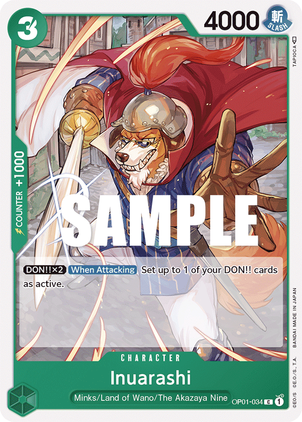 Inuarashi (OP01-034) (V.1)