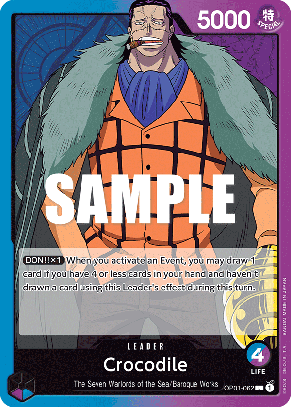 Crocodile (OP01-062) (V.1)