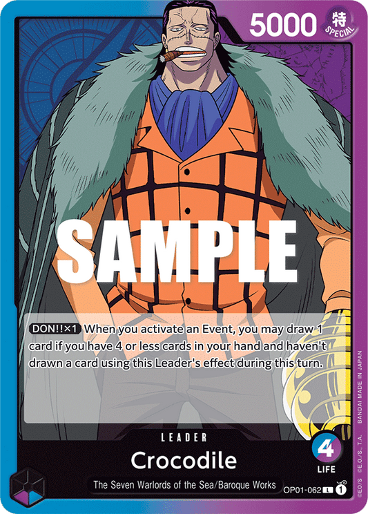 Crocodile (OP01-062) (V.1)
