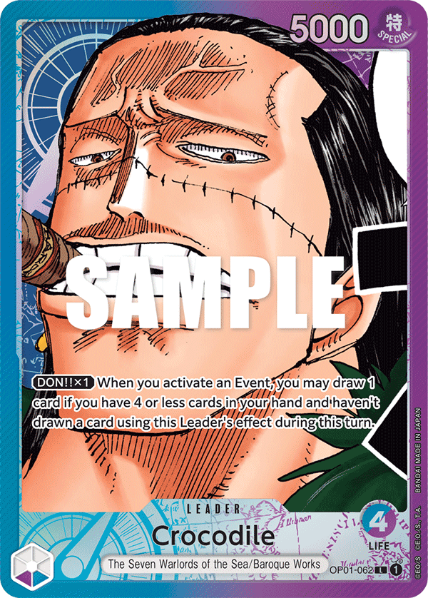 Crocodile (OP01-062) (V.2)