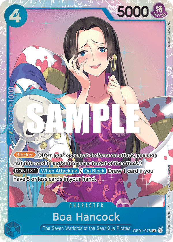 OPTCG Romance Dawn OP01-078 Boa Hancock (SR)