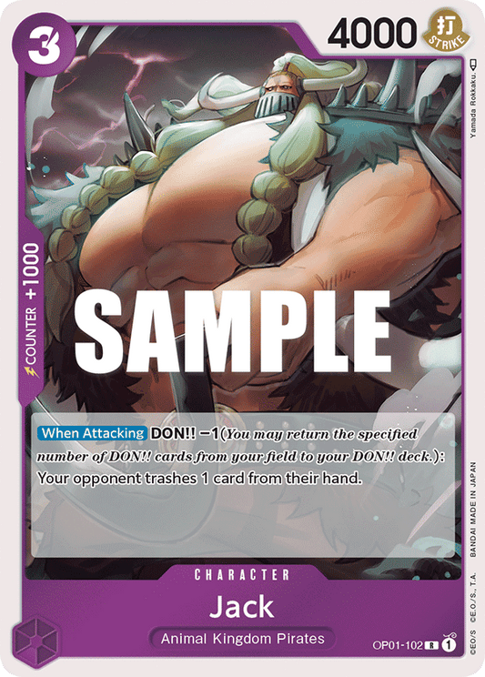 OPTCG Romance Dawn OP01-102 Jack