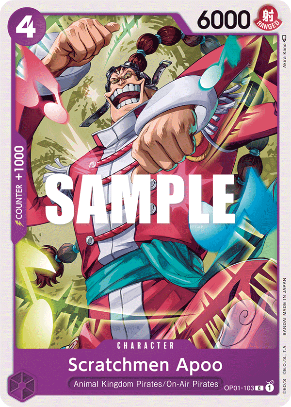 Scratchmen Apoo (OP01-103)