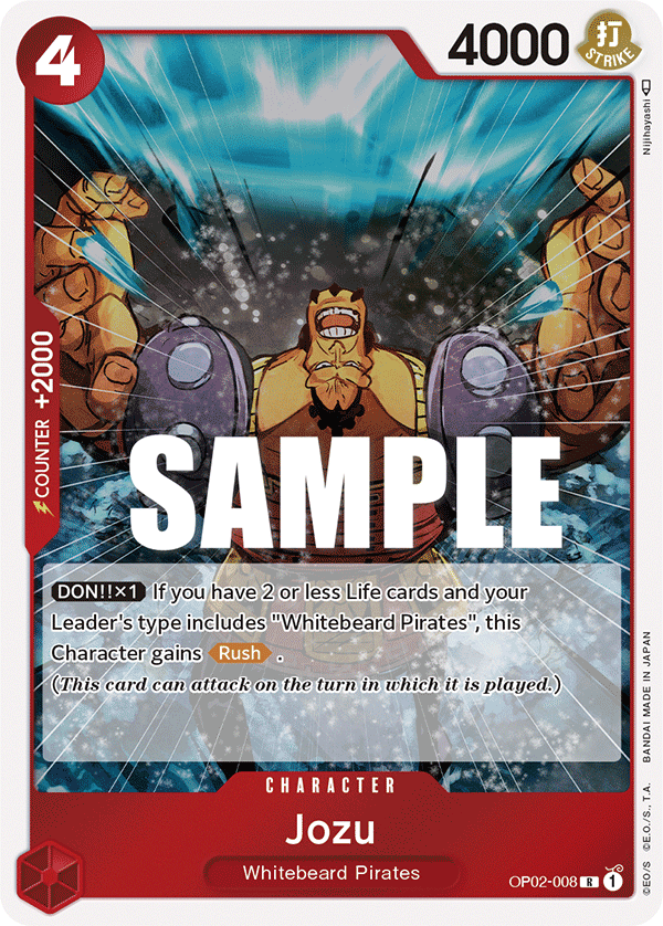 OPTCG Paramount War OP02-008 Jozu