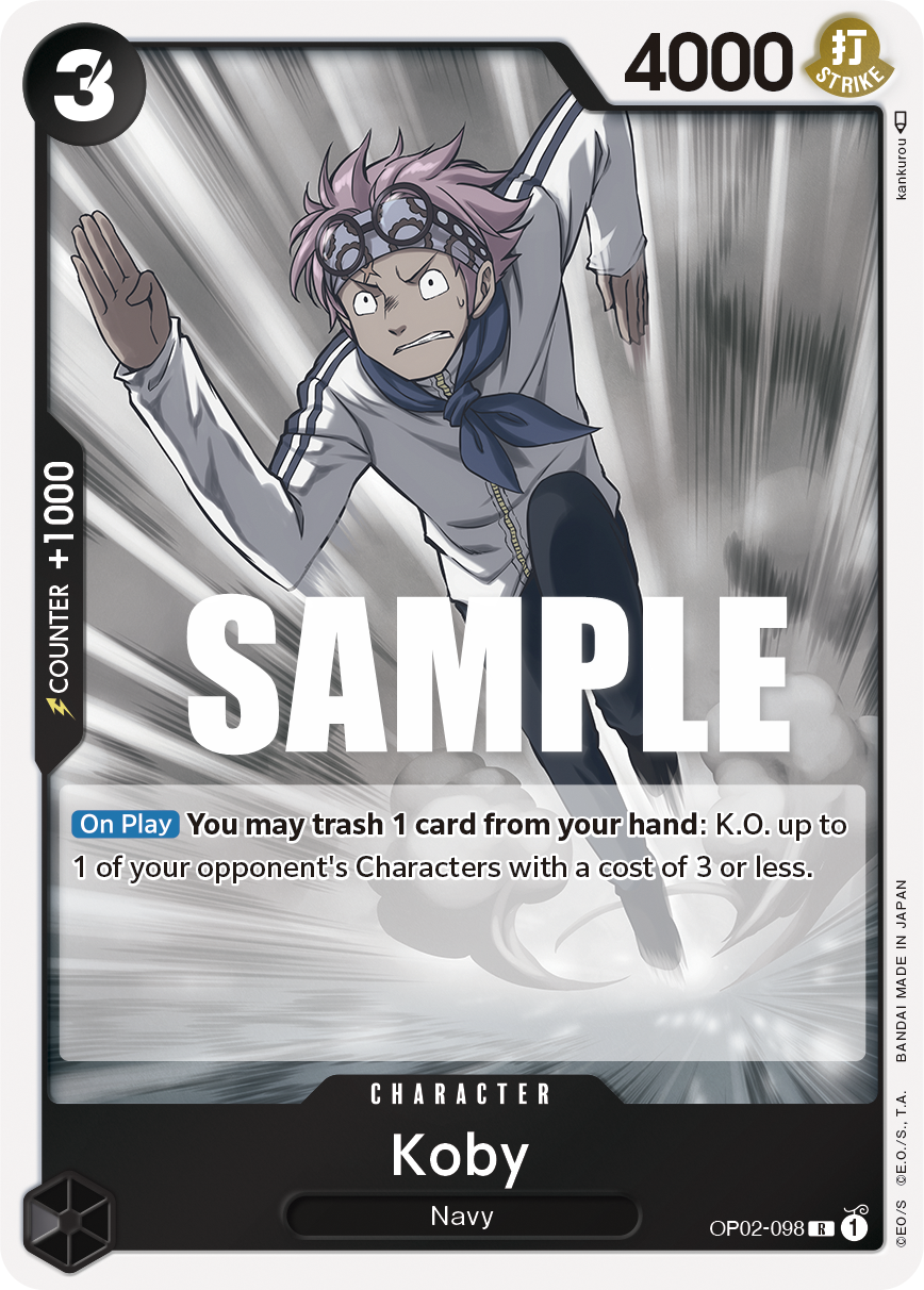 OPTCG Paramount War OP02-098 Koby