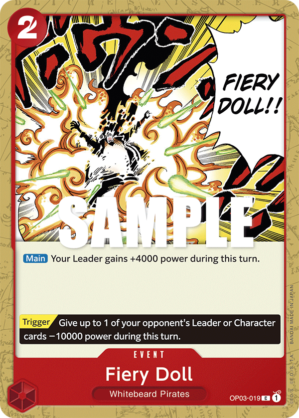 OPTCG Pillars of Strength OP03-019 Fiery Doll