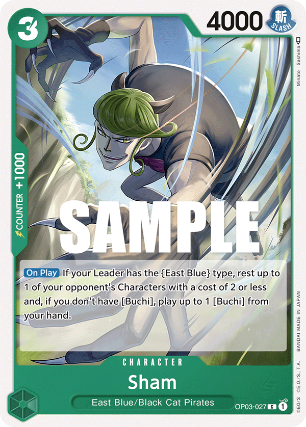 OPTCG Pillars of Strength OP03-027 Sham