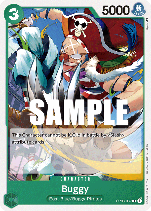 OPTCG Pillars of Strength OP03-032 Buggy