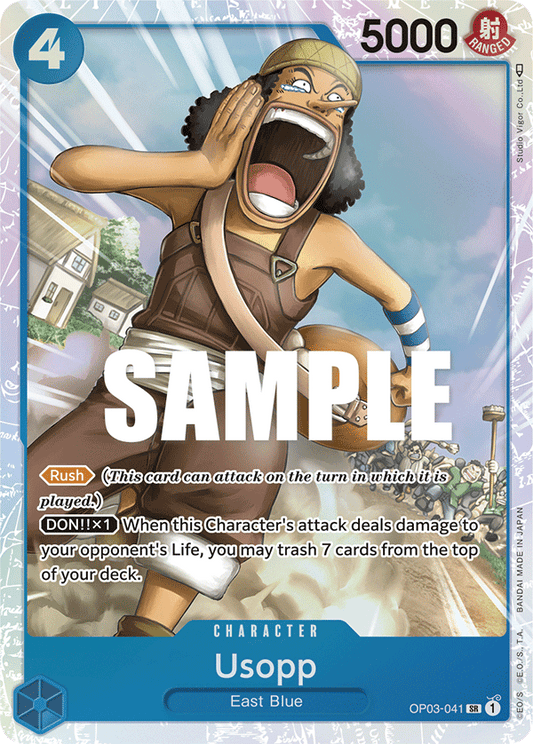 OPTCG Pillars of Strength OP03-041 Usopp (SR)