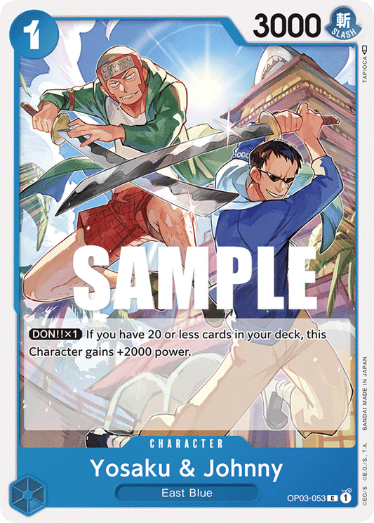 OPTCG Pillars of Strength OP03-053 Yosaku & Johnny