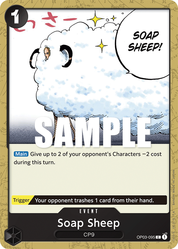 OPTCG Pillars of Strength OP03-095 Soap Sheep