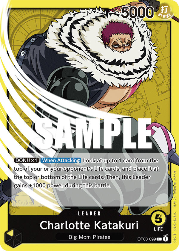 OPTCG Pillars of Strength OP03-099 Charlotte Katakuri (Leader)