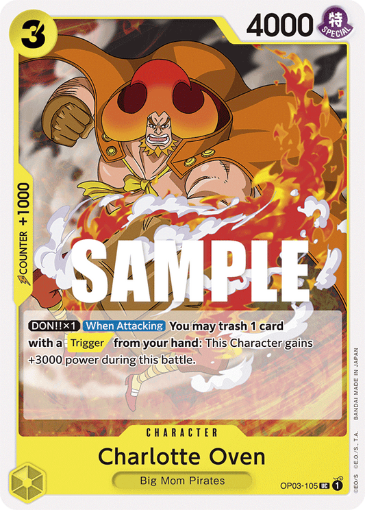 OPTCG Pillars of Strength OP03-105 Charlotte Oven