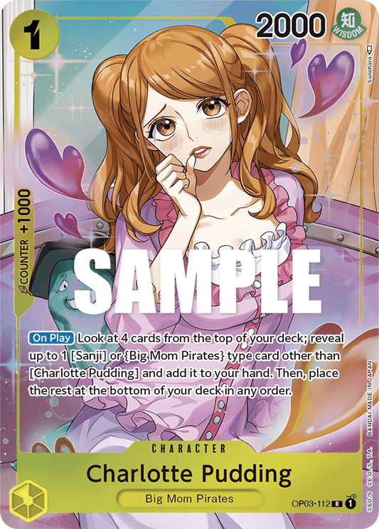 OPTCG Pillars of Strength OP03-112 Charlotte Pudding Alternate Art