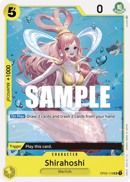 OPTCG Pillars of Strength OP03-116 Shirahoshi