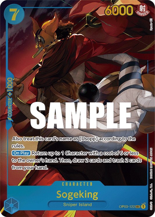 OPTCG Pillars of Strength OP03-122 Sogeking (SEC) Alternate Art