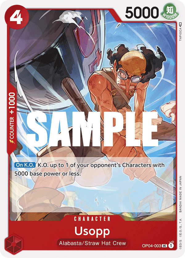 OPTCG Kingdoms of Intrigue OP04-003 Usopp