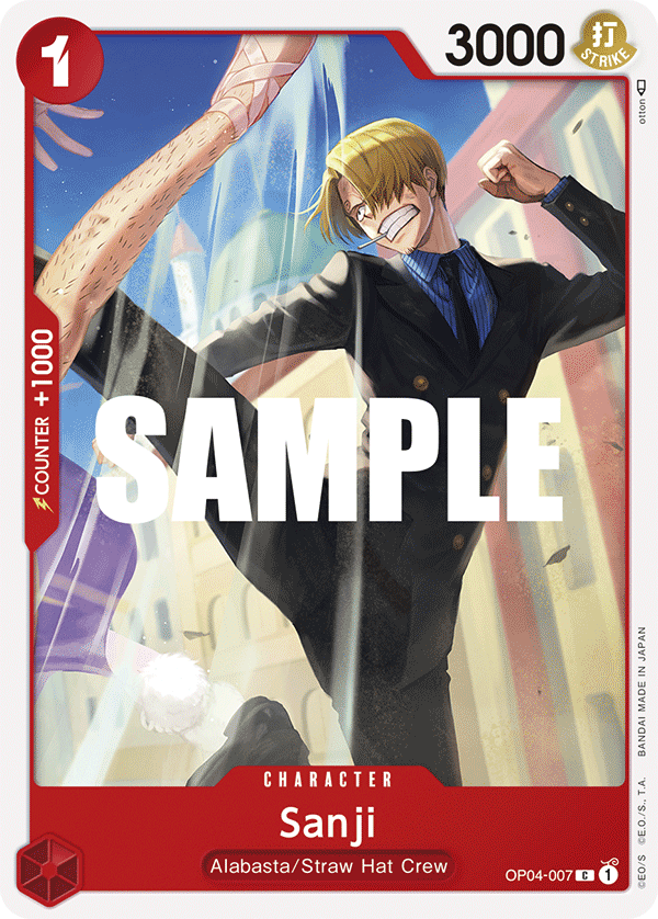 OPTCG Kingdoms of Intrigue OP04-007 Sanji