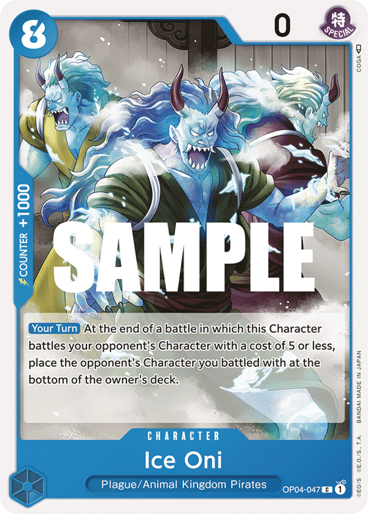 OPTCG Kingdoms of Intrigue OP04-047 Ice Oni