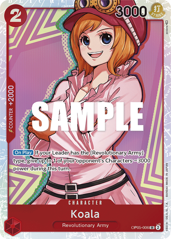 OPTCG Awakening of the New Era OP05-006 Koala (SR)