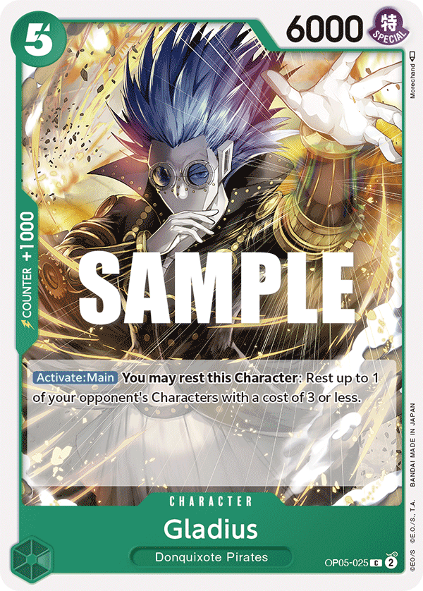 OPTCG Awakening of the New Era OP05-025 Gladius