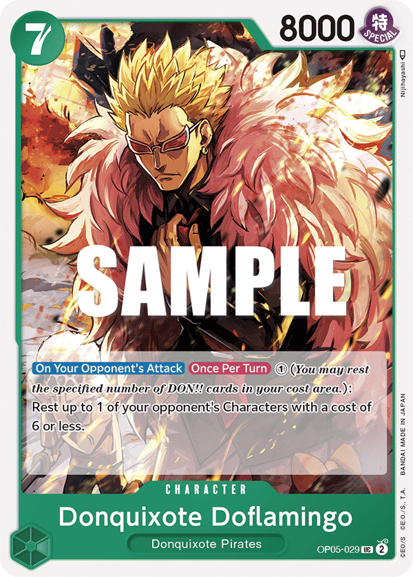 OPTCG Awakening of the New Era OP05-029 Donquixote Donflamingo