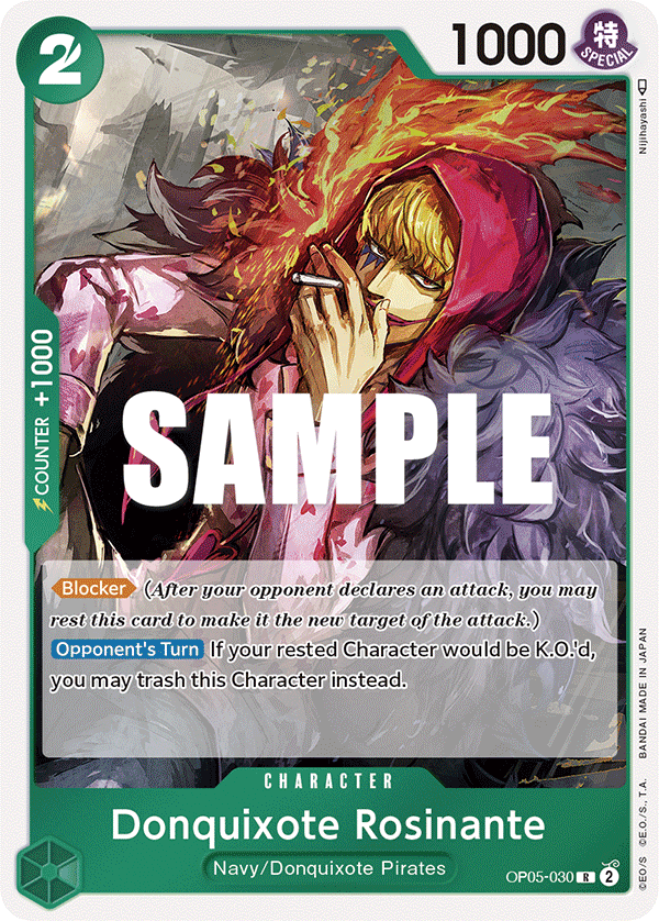 OPTCG Awakening of the New Era OP05-030 Donquixote Rosinante